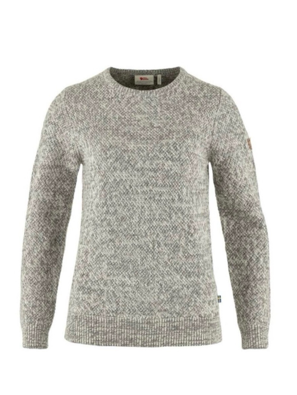 Ovik Crewneck Heathered Gray Sweater